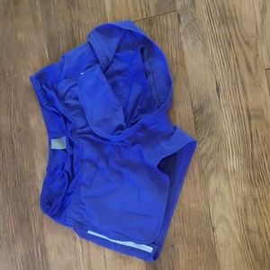 Blue athletic shorts